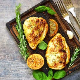 Grilled Turkey Breasts with Herbed Mustard Recipe Image